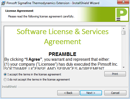 Figure 1238: License Agreement window
