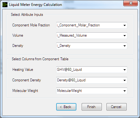 Figure 1276: Liquid Meter energy Calculation window