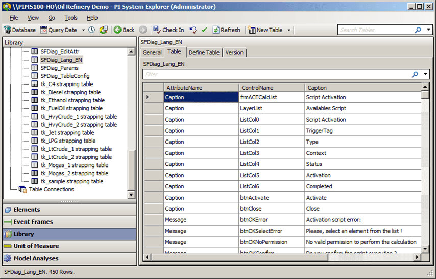 Figure 1115: SFDiag_Lang_EN table