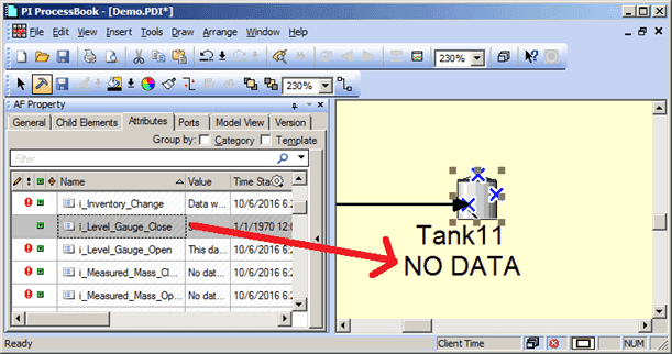 Figure 925: Drag Attribute to display