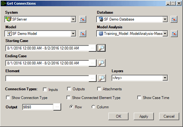 Figure 706: Get Connections window