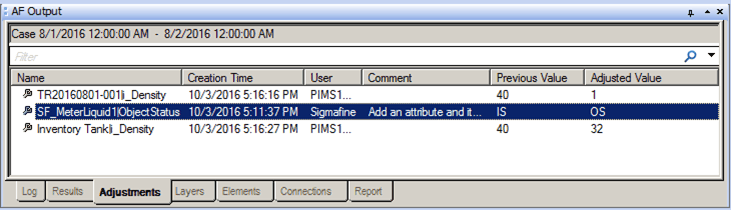 Figure 782: Adjustments tab