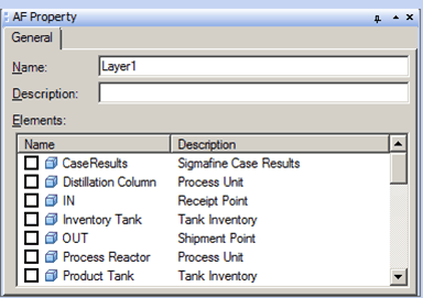 Figure 779: AF Property - Element Properties - General tab