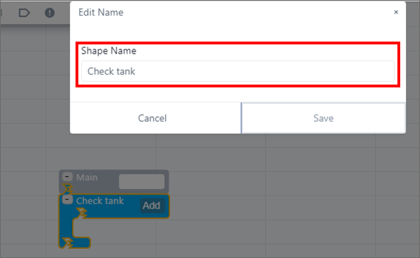 Assigning a label to a SFCodeBlock