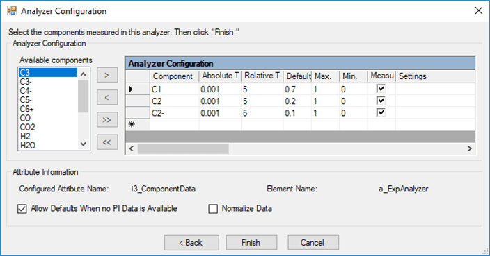 Figure 455: Analyzer Configuration example