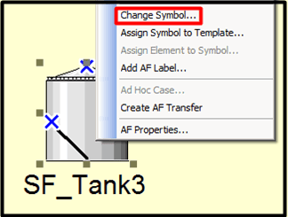 Figure 922: Select Symbol and choose Change Symbol