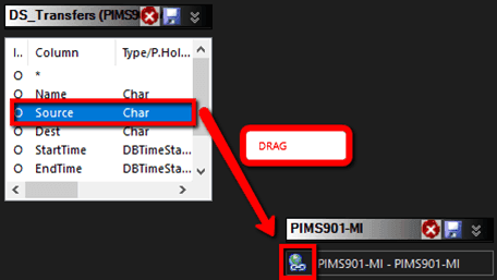 Figure 1435: Virtual Data source - connect Data Set to Data Server