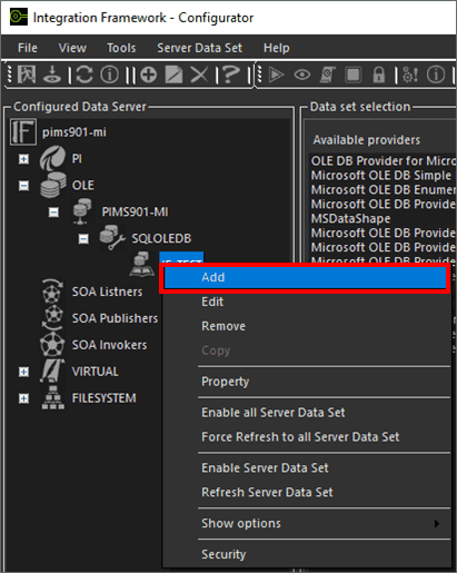 Figure 1405: Right-click menu, Add option