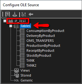 Figure 1406: Configure OLE Source window