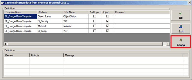 Figure 1112: Case Replication Data from Previous to Actual Case