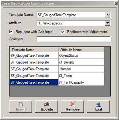 Figure 1113: Case Replication Configuration window