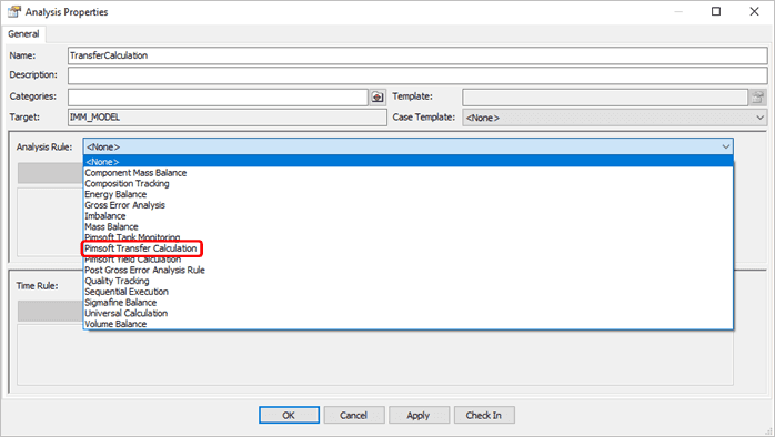 Figure 1702: Analysis Properties window