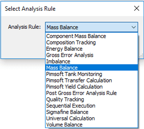 Figure 1705: Select Analysis Rule window