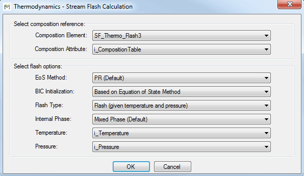 Figure 1270: Stream Flash Calculation - Example