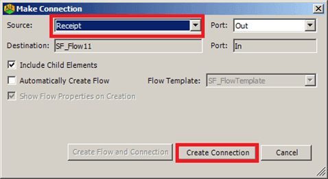 Figure 847: Make Connection window