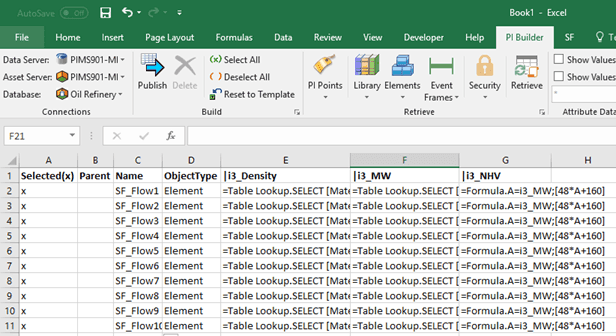Figure 122: Excel spreadsheet filled in and edited as necessary
