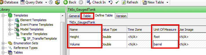Figure 592: New Table - Define Table Attributes