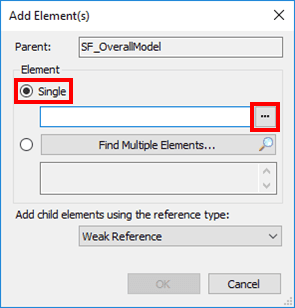 Figure 932: Add Element(s) window