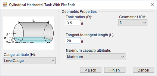 Figure 602: Cylindrical Horizontal With Flat Ends window