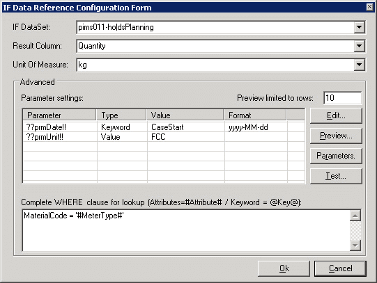 Figure 1503: IF Data Reference Configuration Form window