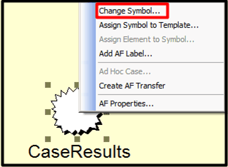 Figure 821: Element in Model - Change Symbol option