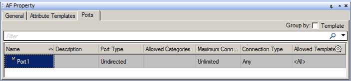 Figure 820: New Port with Default Name