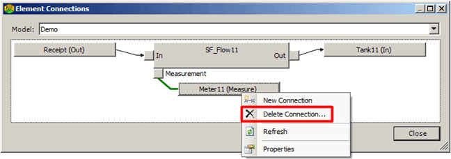 Figure 856: Element Connections window