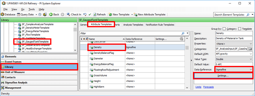 Figure 571: System Explorer - Select Element Template