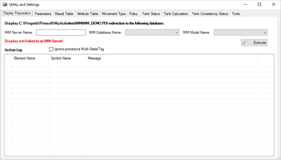 Figure 1631: Utility &amp; Settings - Display Preparation tab