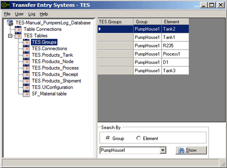 Figure 1736: TES.Groups table
