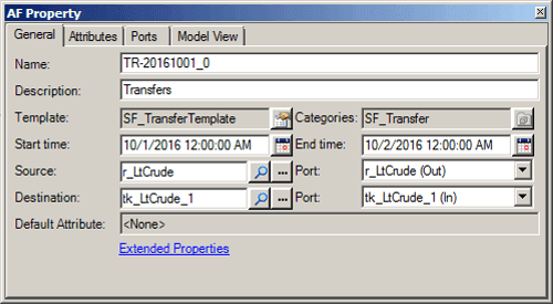 Figure 1087: AF Property window