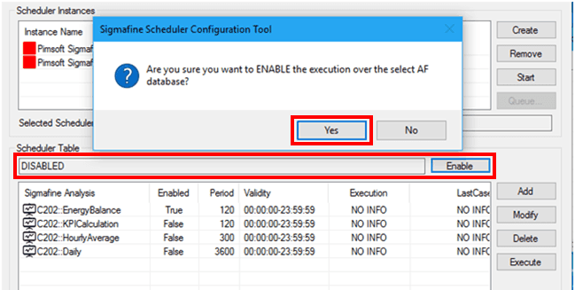 Figure 1034: Enable / Disable Sigmafine Database for Global Execution