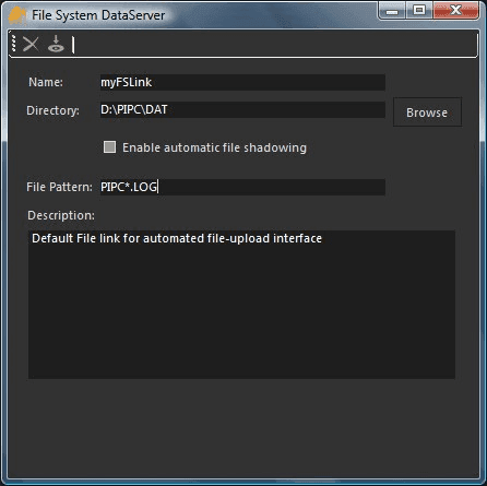 Figure 1525: File System DataServer window