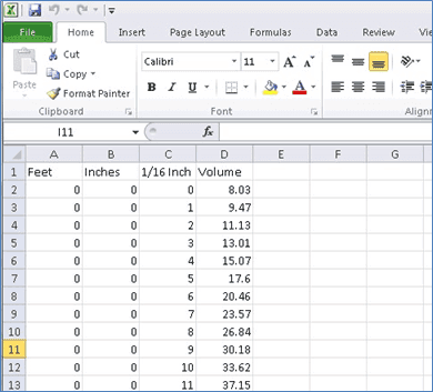 Figure 1017: Import File Format before conversion