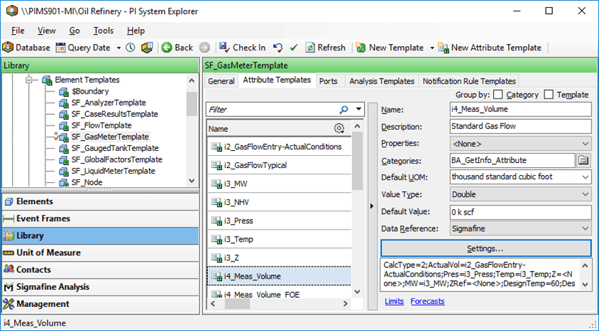 Figure 527: System Explorer - Gas Meter Compensation Configuration