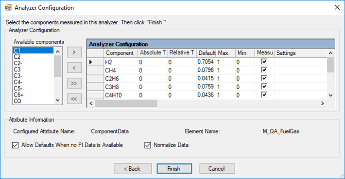 Figure 478: Analyzer Configuration window