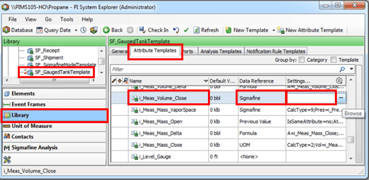 Figure 538: System Explorer window - Select Element Template