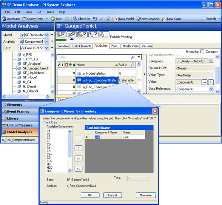 Figure 290: Component View for Inventory window