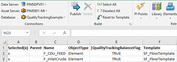 Figure 1335: Selected Model with list of flows