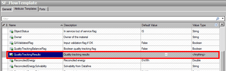 Figure 1322: Create QualityTrackingResults attribute