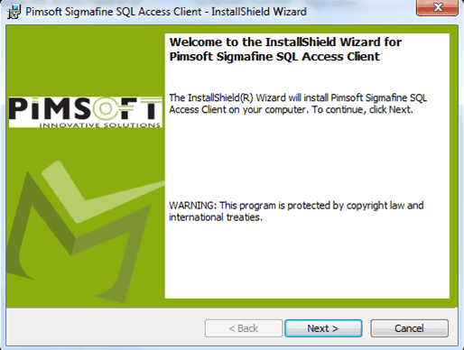 Figure 1212: Installation Welcome window