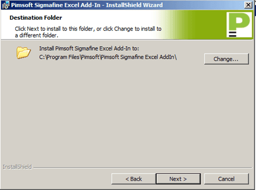 Figure 672: Destination Folder window