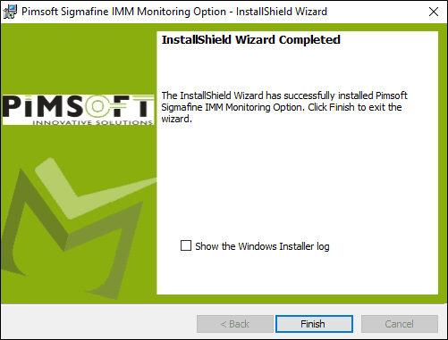 Figure 1694: Installation - Installation Completed window