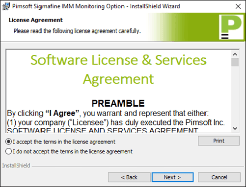 Figure 1690: Installation - License Agreement window