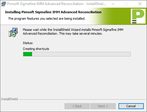 Figure 1721: Installation Progress window