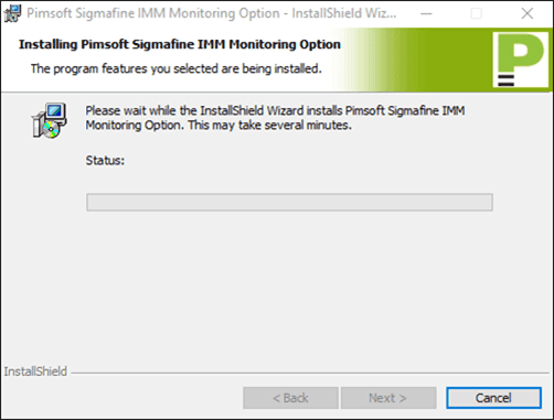 Figure 1693: Installation - Installing (progression) window