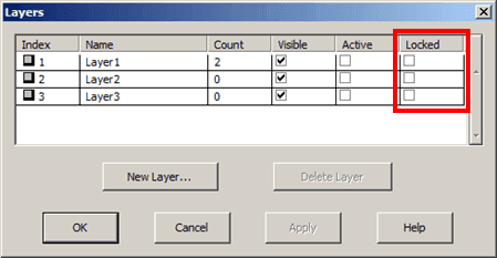 Figure 864: Layers window