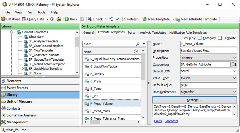 Figure 522: System Explorer - Liquid Meter Compensation Configuration
