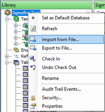 Figure 1094: Library pane - Import from File