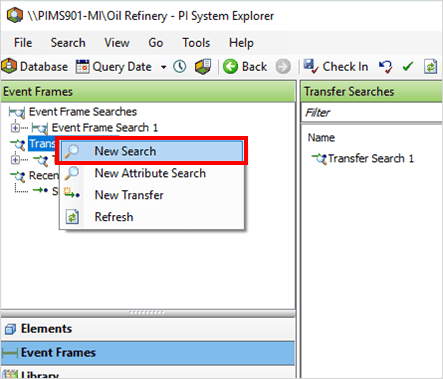 Figure 131: System Explorer - Event Frames panes